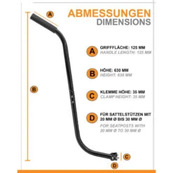 Enfants Vélos Magasin -Enfants Vélos Magasin barre de guidage velo denfant canne pour draisienne barre dapprentissage 1