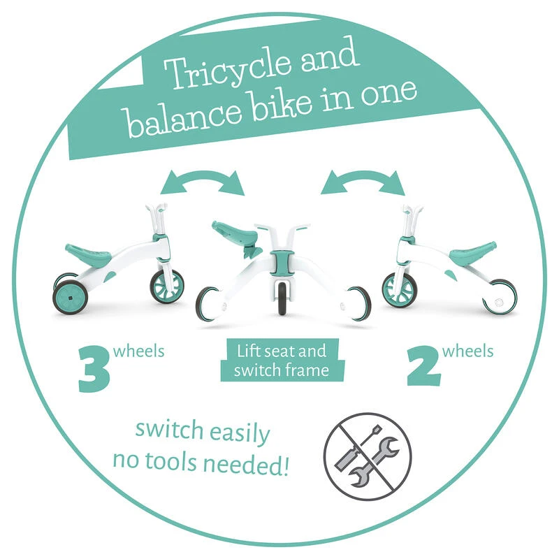 Bunzi : Porteur 3 Roues Convertible Et Première Draisienne 2 En 1 ! 7 Bunzi : Porteur 3 Roues Convertible Et Première Draisienne 2 En 1 ! – Image 5