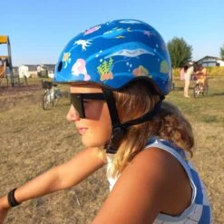 Casque De Vélo Enfant - Taille 48/55 Cm - Bleu -Enfants Vélos Magasin casque de velo enfant taille 4855 cm bleu 2