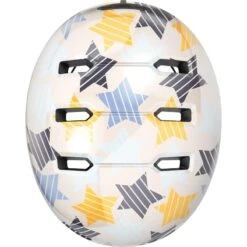 Abus Casque De Vélo Skurb Kid Gris étoiles -Enfants Vélos Magasin casque de velo skurb kid gris etoiles 3