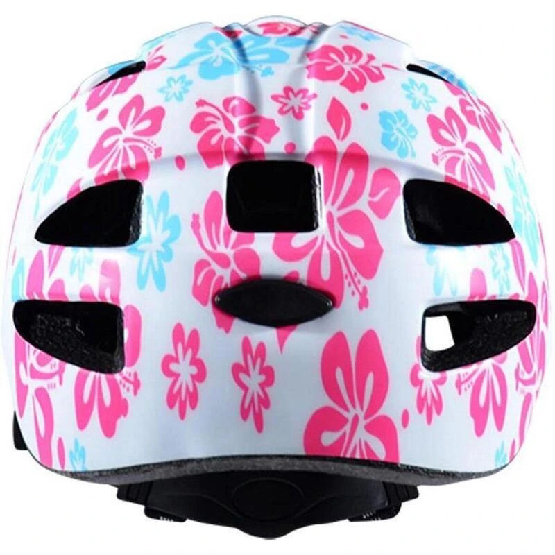 Casque Enfant Optimiz - Fleurs Blanc Rose Bleu - Extra Small 4 Casque Enfant Optimiz - Fleurs Blanc Rose Bleu - Extra Small – Image 2