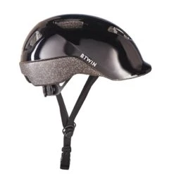 BTWIN CASQUE VELO ENFANT 100 NOIR -Enfants Vélos Magasin casque velo enfant 100 noir 4