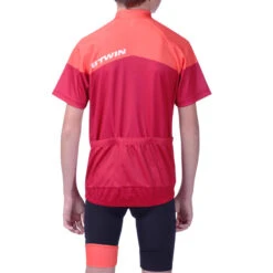 BTWIN Maillot Manches Courtes Vélo Enfant 500 Rouge 12 BTWIN Maillot Manches Courtes Vélo Enfant 500 Rouge -Enfants Vélos Magasin maillot manches courtes velo enfant 500 rouge 3