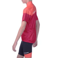 BTWIN Maillot Manches Courtes Vélo Enfant 500 Rouge 13 BTWIN Maillot Manches Courtes Vélo Enfant 500 Rouge -Enfants Vélos Magasin maillot manches courtes velo enfant 500 rouge 4