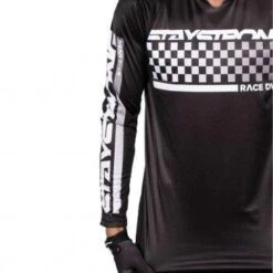 Stay Strong Maillot Staystrong Checker Noir -Enfants Vélos Magasin maillot staystrong checker noir 2