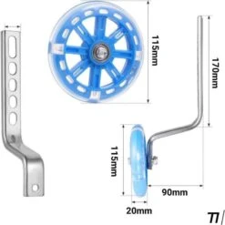 Roues D'entraînement Pour Vélo Pour Enfants De 12 à 20 Pouces - Noir -Enfants Vélos Magasin roues dentrainement pour velo pour enfants de 12 a 20 pouces noir 3