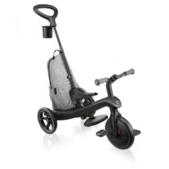 GLOBBER Tricycle évolutif EXPLORER 4 En 1 DELUXE PLAY Noir-Gris -Enfants Vélos Magasin tricycle evolutif explorer 4 en 1 deluxe play noir gris 1