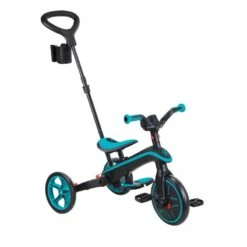GLOBBER Tricycle EXPLORER 4-en-1 Évolutif & Pliable Bleu Canard -Enfants Vélos Magasin tricycle explorer 4 en 1 evolutif and pliable bleu canard 3