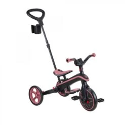 GLOBBER Tricycle EXPLORER 4-en-1 Évolutif & Pliable Rose Pastel -Enfants Vélos Magasin tricycle explorer 4 en 1 evolutif and pliable rose pastel 4