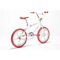 Vélo BMX Rétro Capri Cobra Blanc - Rouge -Enfants Vélos Magasin velo bmx retro capri cobra blanc rouge 4