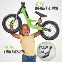 Berg Vélo D’équilibre Biky City Vert -Enfants Vélos Magasin velo dequilibre biky city vert 5