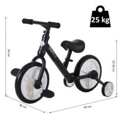 HOMCOM Vélo Enfant Draisienne 2 En 1 Roues 11" -Enfants Vélos Magasin velo enfant draisienne 2 en 1 roues 11 2