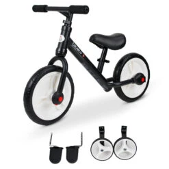 HOMCOM Vélo Enfant Draisienne 2 En 1 Roues 11"