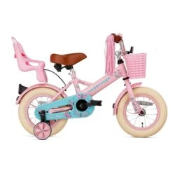 Vélo Enfant SuperSuper Little Miss - 12 Pouces - Rose