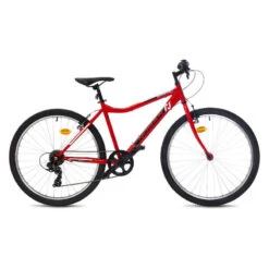Enfants Vélos Magasin 38 Vélo VTT Enfant Nogan Gravel GO - 26 Pouces - Signal Red