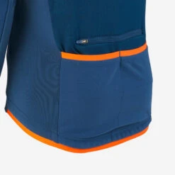 BTWIN VESTE VELO ENFANT 500 BLEU ORANGE -Enfants Vélos Magasin veste velo enfant 500 bleu orange 2