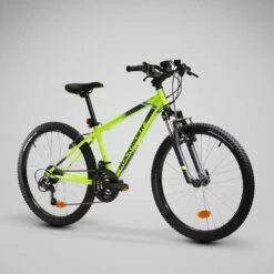 Enfants Vélos Magasin -Enfants Vélos Magasin vtt enfant rockrider st 500 24 pouces 9 12 ans jaune fluo 1